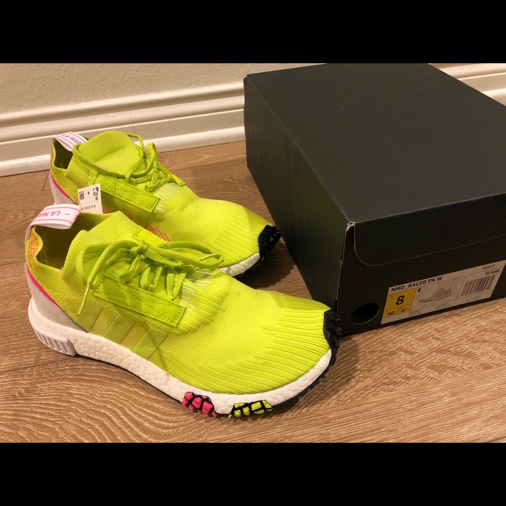 COPY - Women’s ADIDAS NMD_RACER PK W (lime green)…
